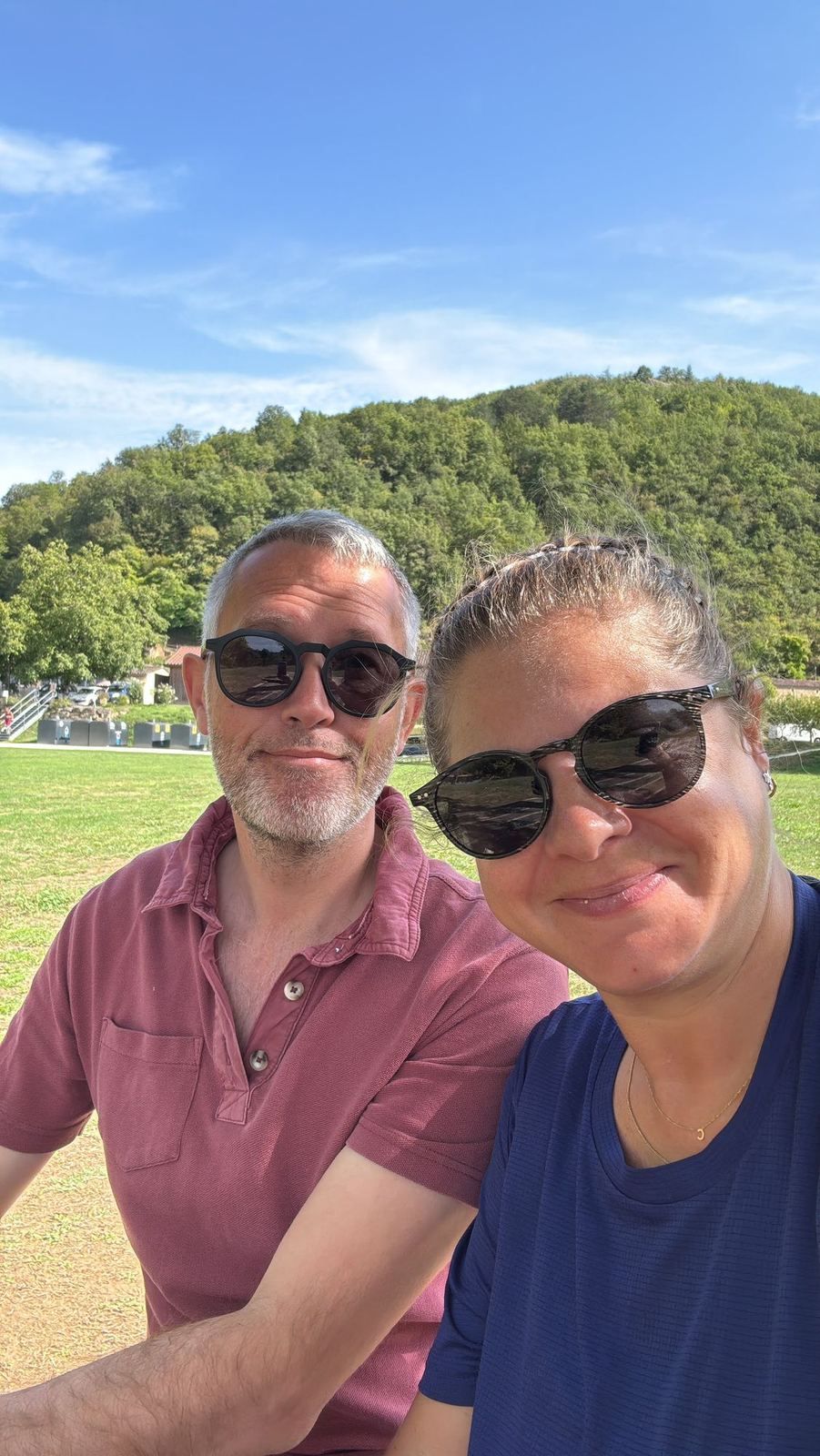 Kev and Cassie in the Dordogne