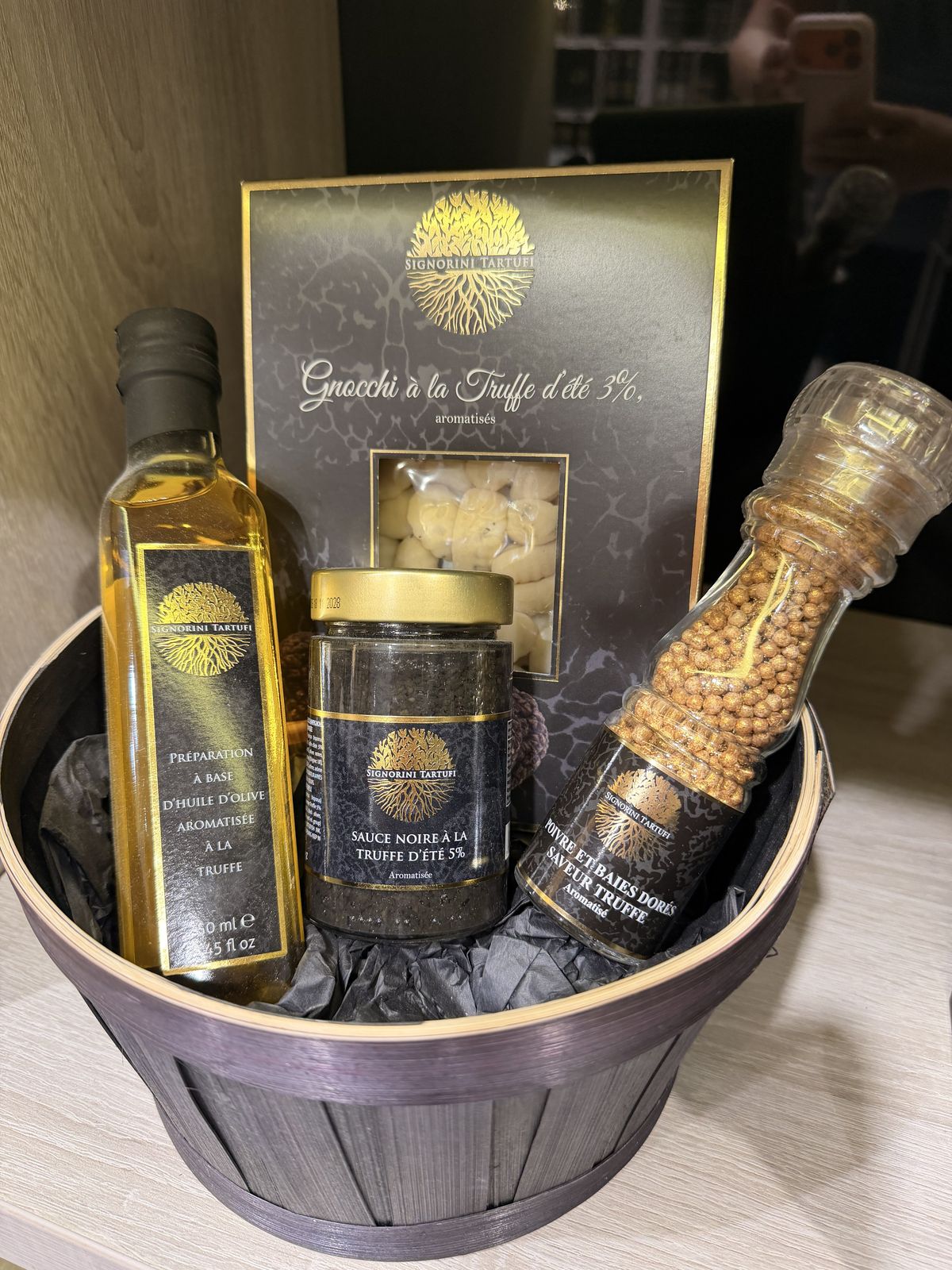 Truffle oil and truffle products at Sarlat’s Truffle Museum
