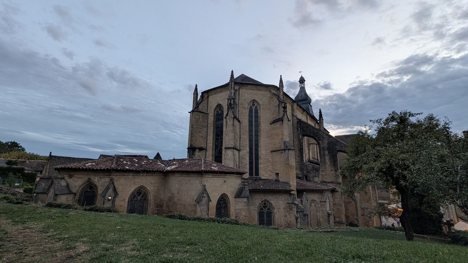 Sarlat Cathedral at dusk