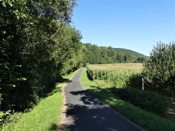The Sarlat–Souillac greenway near Peyrillac-et-Millac
